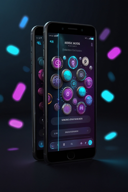Smartphone met casino-app